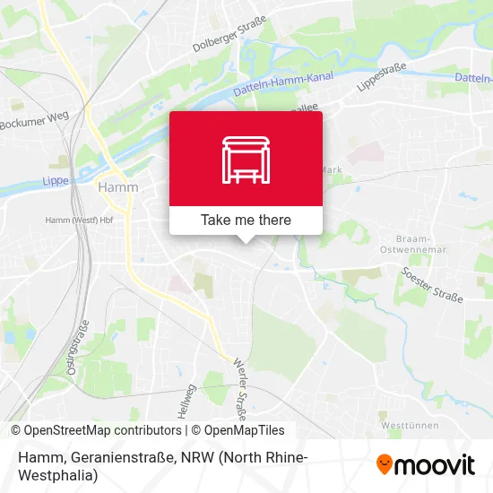 Hamm, Geranienstraße map