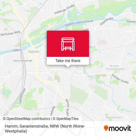 Hamm, Geranienstraße map