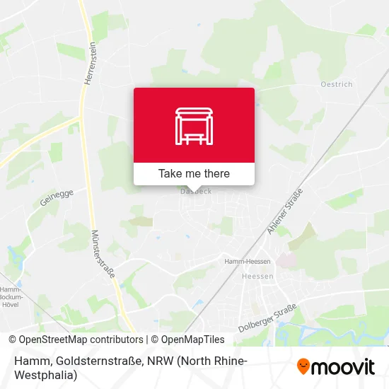 Hamm, Goldsternstraße map