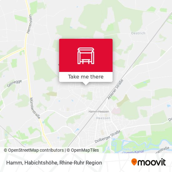 Hamm, Habichtshöhe map