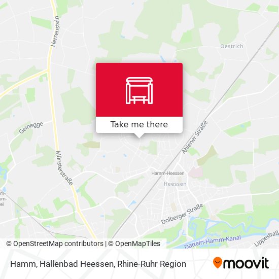 Hamm, Hallenbad Heessen map
