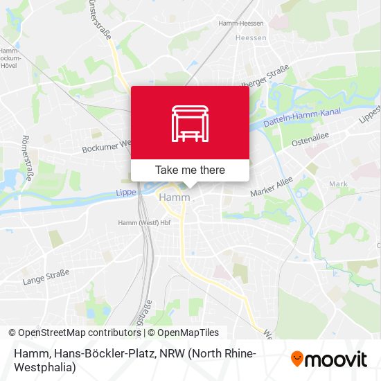 Hamm, Hans-Böckler-Platz map