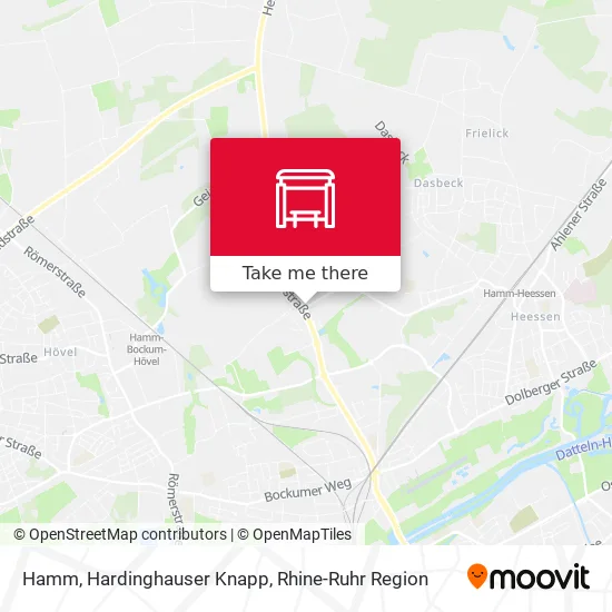 Карта Hamm, Hardinghauser Knapp