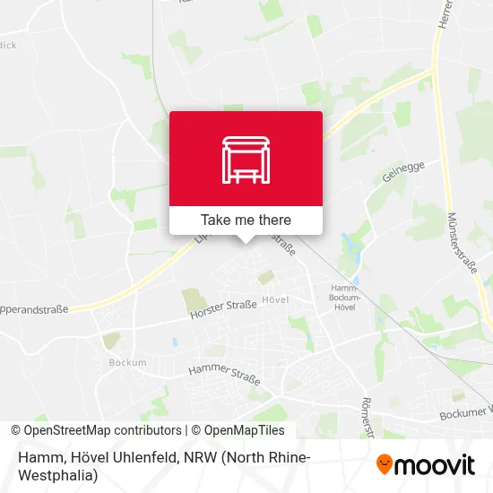 Hamm, Hövel Uhlenfeld map