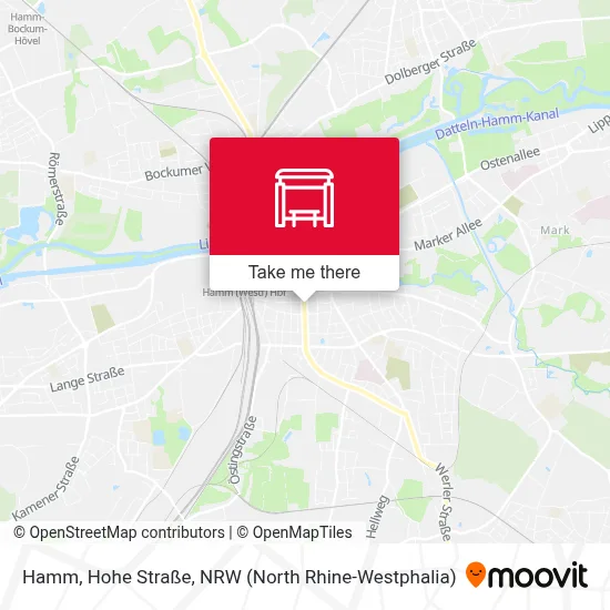 Hamm, Hohe Straße map