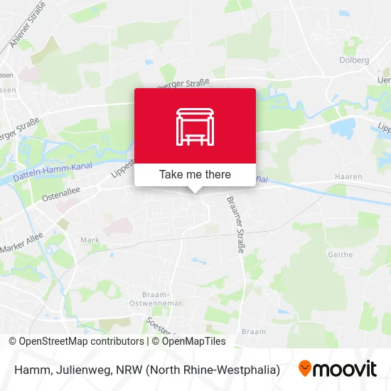 Hamm, Julienweg map