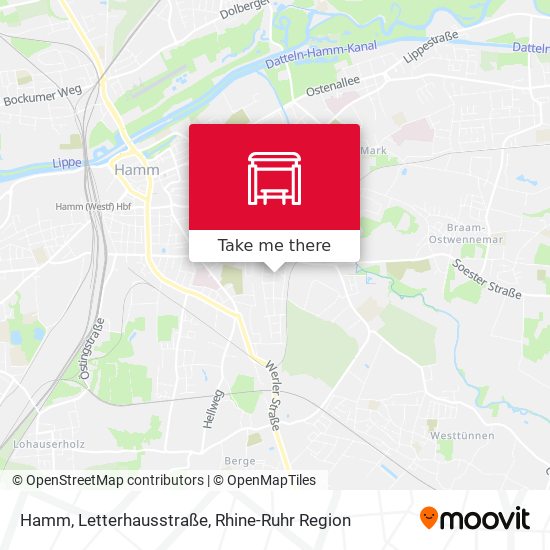 Hamm, Letterhausstraße map