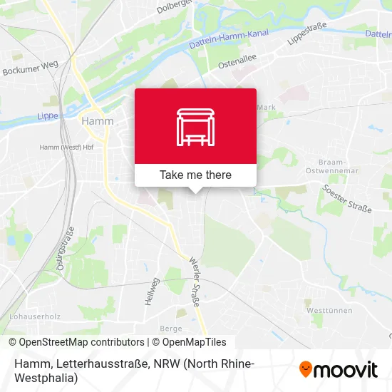 Hamm, Letterhausstraße map
