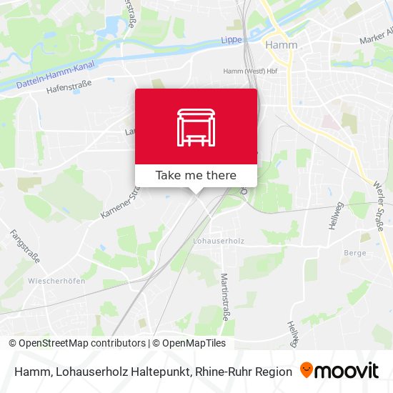 Карта Hamm, Lohauserholz Haltepunkt