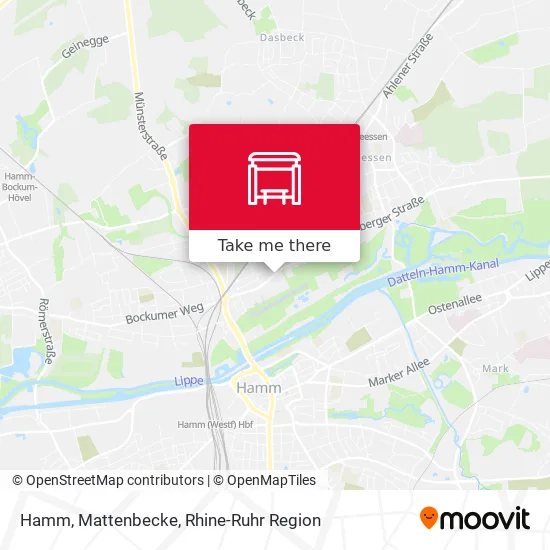 Карта Hamm, Mattenbecke