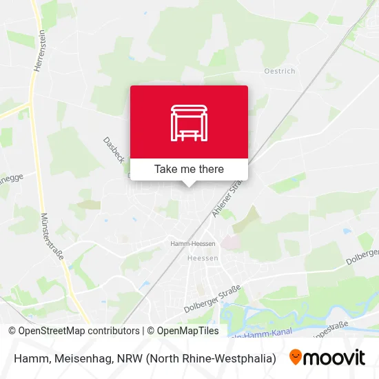 Hamm, Meisenhag map