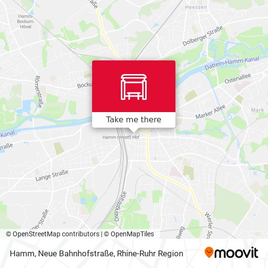 Hamm, Neue Bahnhofstraße map