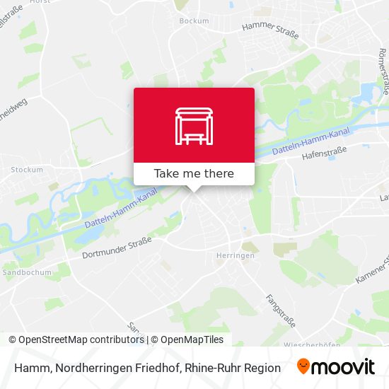 Hamm, Nordherringen Friedhof map