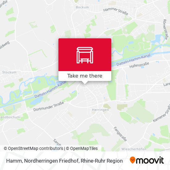 Hamm, Nordherringen Friedhof map