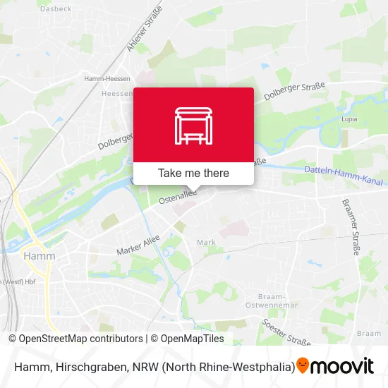 Hamm, Hirschgraben map