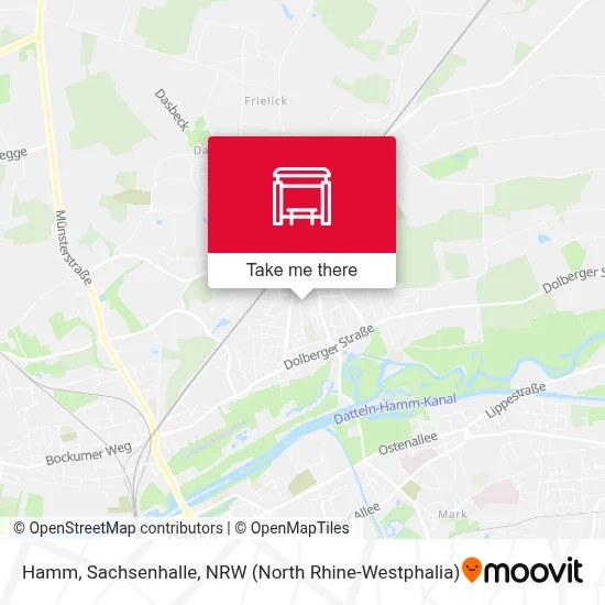 Hamm, Sachsenhalle map