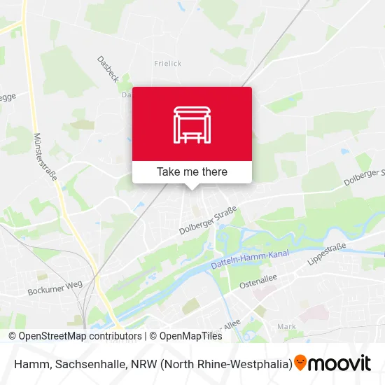 Hamm, Sachsenhalle map