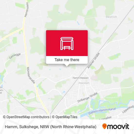 Hamm, Sulkshege map