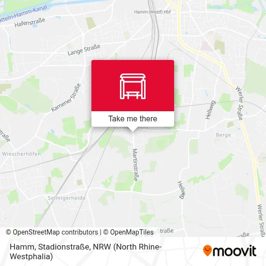 Hamm, Stadionstraße map