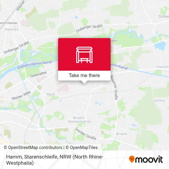 Hamm, Starenschleife map