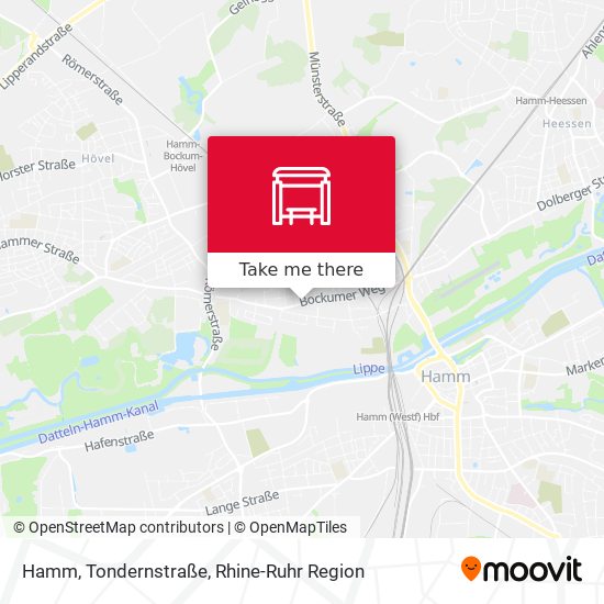 Hamm, Tondernstraße map
