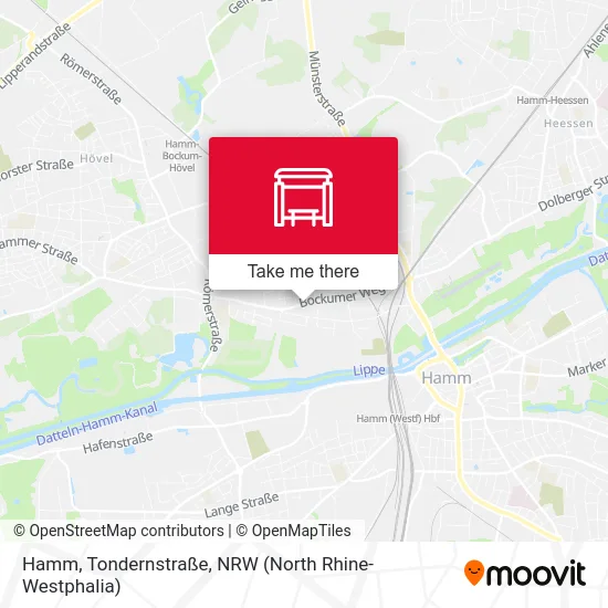 Hamm, Tondernstraße map