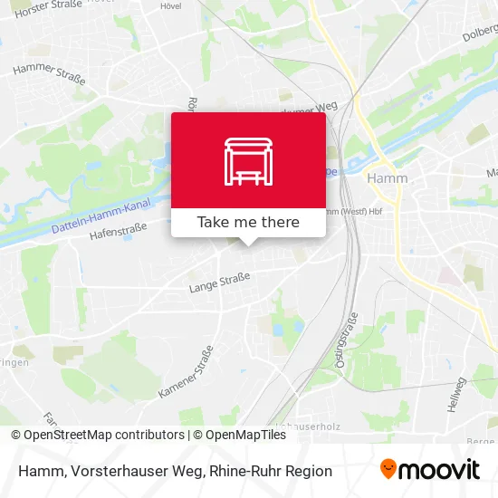 Hamm, Vorsterhauser Weg map