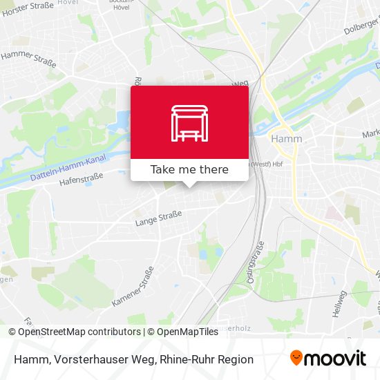 Hamm, Vorsterhauser Weg map
