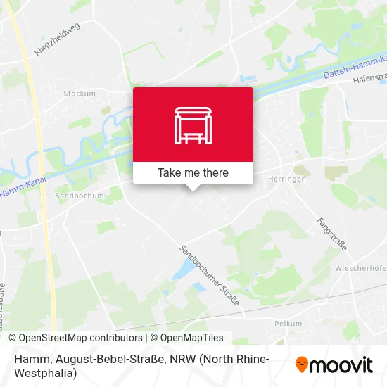 Hamm, August-Bebel-Straße map