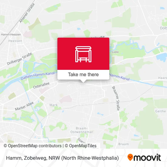 Hamm, Zobelweg map