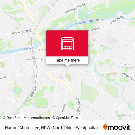 Hamm, Ahornallee map