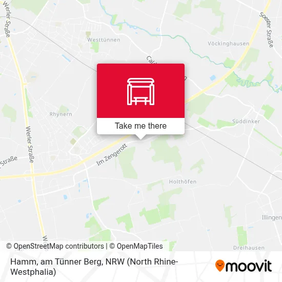 Hamm, am Tünner Berg map