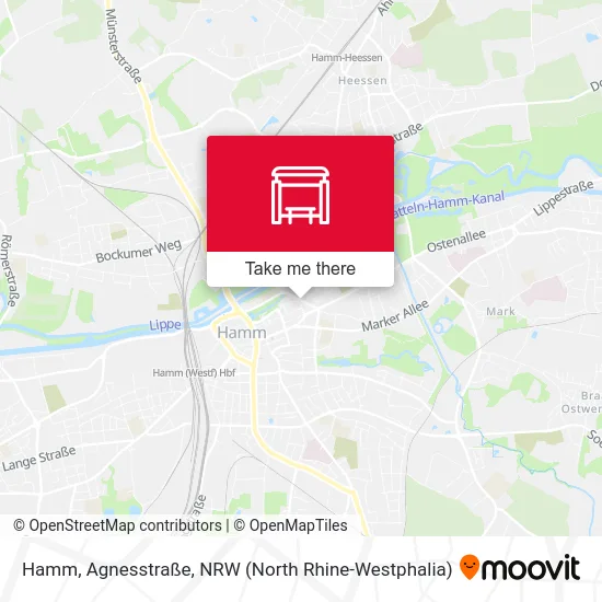 Hamm, Agnesstraße map