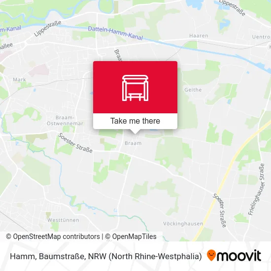 Hamm, Baumstraße map