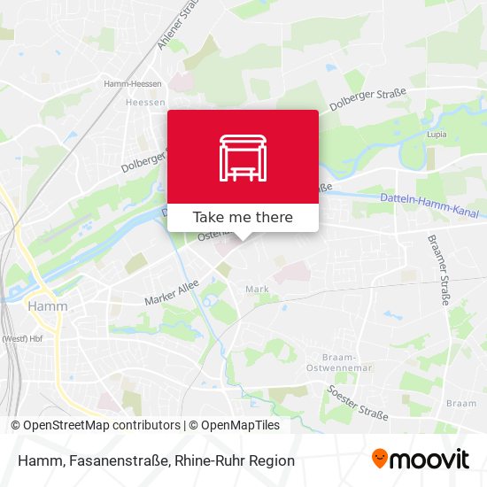 Hamm, Fasanenstraße map