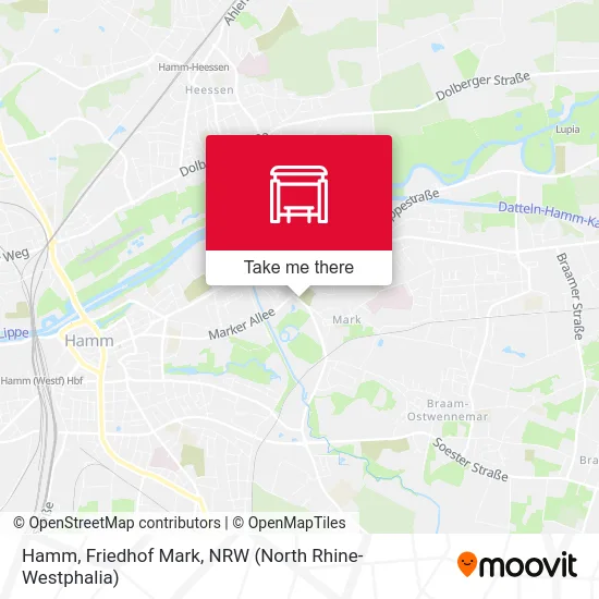 Hamm, Friedhof Mark map