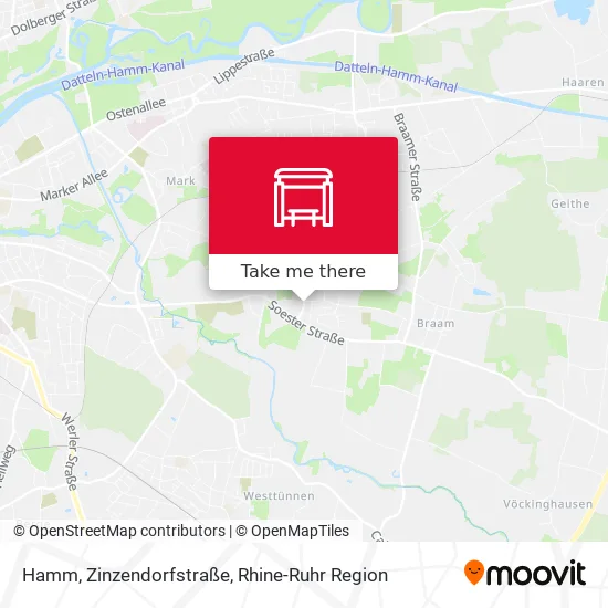 Карта Hamm, Zinzendorfstraße