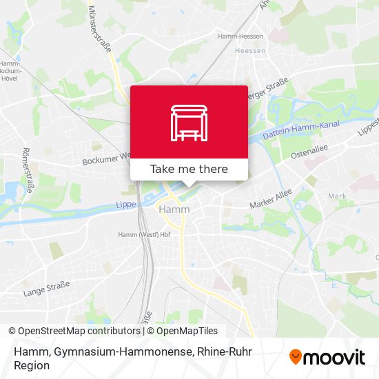 Hamm, Gymnasium-Hammonense map