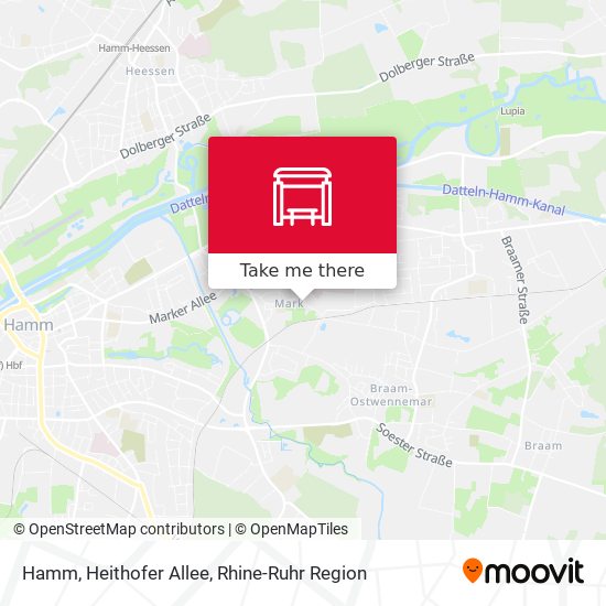 Карта Hamm, Heithofer Allee