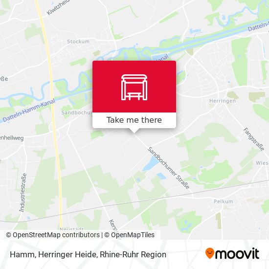 Hamm, Herringer Heide map