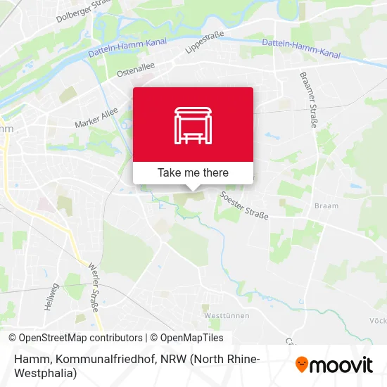 Hamm, Kommunalfriedhof map