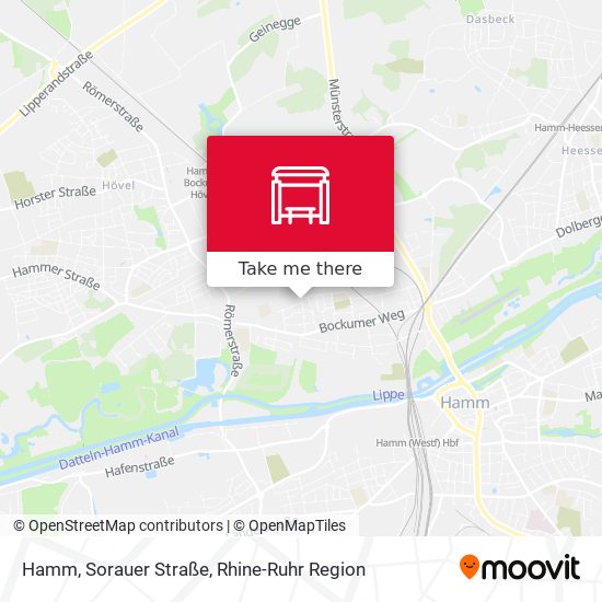 Hamm, Sorauer Straße map