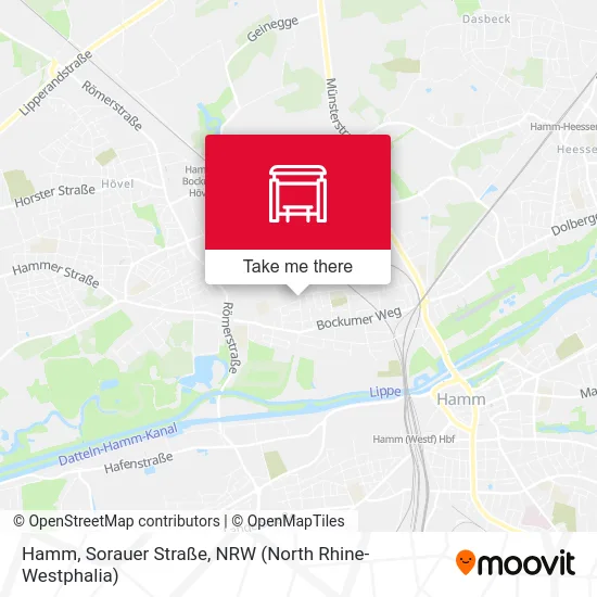 Hamm, Sorauer Straße map