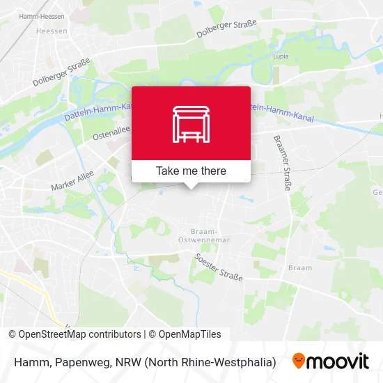Hamm, Papenweg map