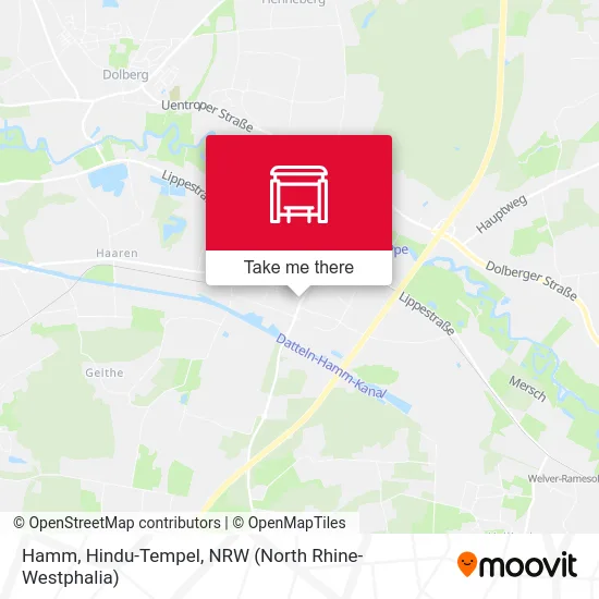 Hamm, Hindu-Tempel map