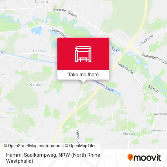 Hamm, Saalkampweg map