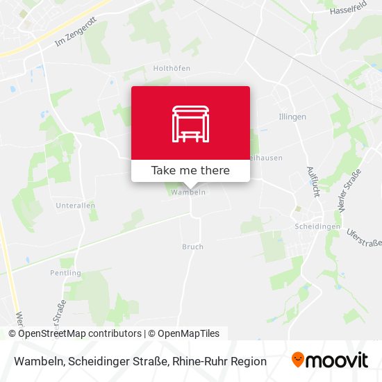 Wambeln, Scheidinger Straße map