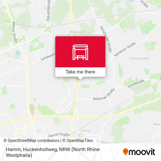 Hamm, Huckenhollweg map