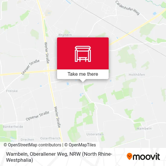 Wambeln, Oberallener Weg map