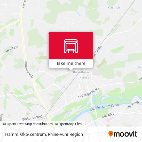 Hamm, Öko-Zentrum map